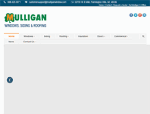 Tablet Screenshot of mulliganwindow.com